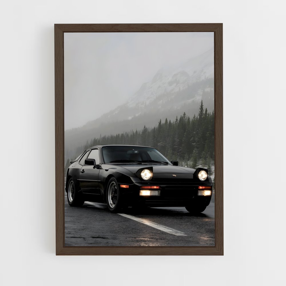Poster Turbo Noir 944 – affiche Porsche (vue 5)